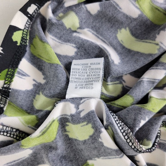 Dressbarn Womens Shirt Size 14 / 16‎ Top Multicolored 1/2 Sleeve V Neck - Picture 10 of 11